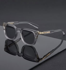 Lunettes (Bleu,Gris)