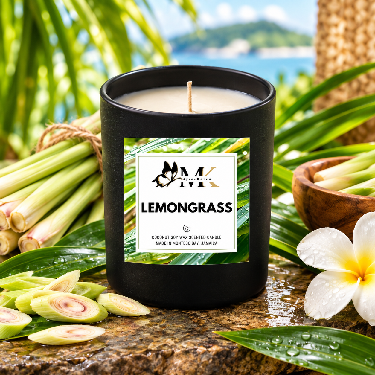 Lemongrass Scented Candle