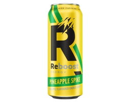Reboost pineapple spike energy drink 