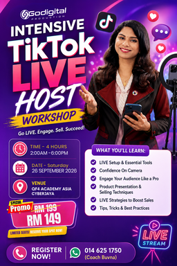 TikTok LIVE HOST - 26 September 2026 Cyberjaya 
