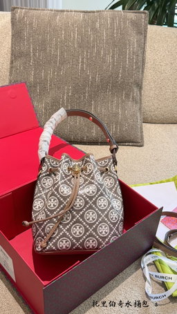 Tory Burch T Monogram vintage water bucket bag