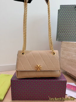 Mini Tory Burch Charlie series diamond grid chain bag