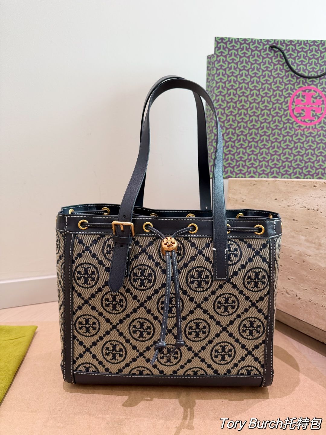 Tory Burch Drawstring Bucket