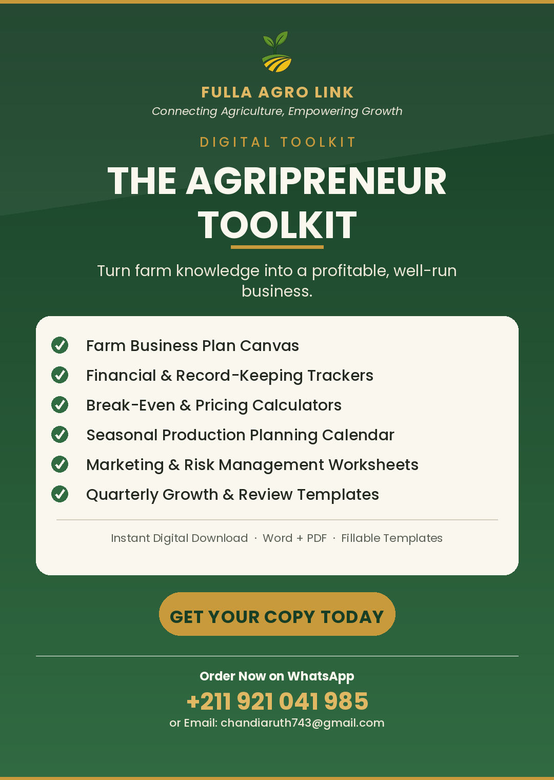 Agriprenuer toolkits _0