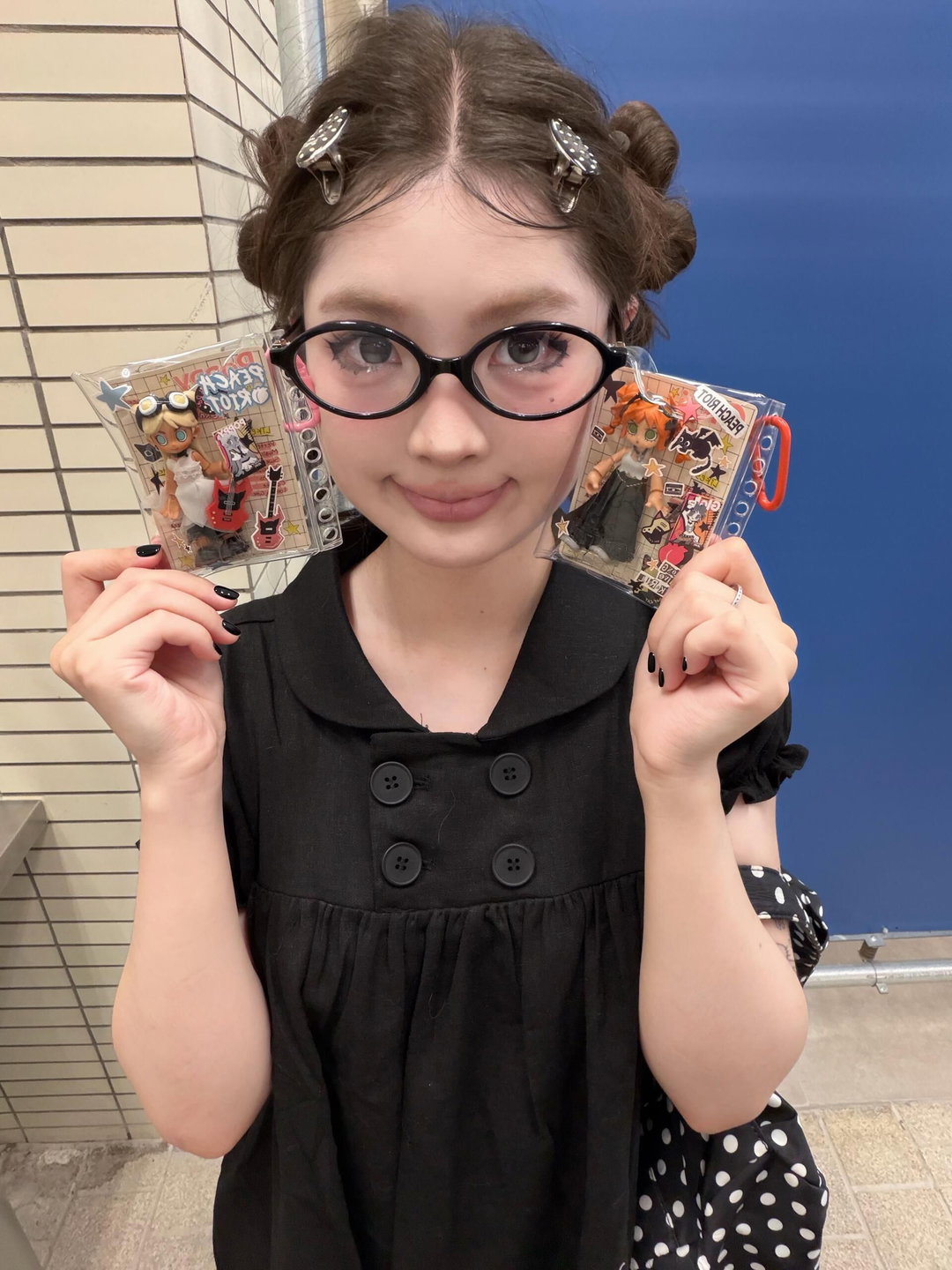 Miumiu nerd black cute cute