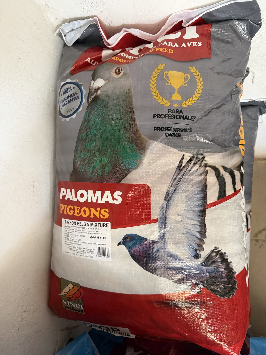 Aliment pigeon
