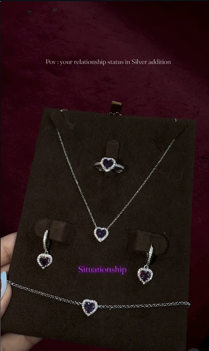 SITUATIONSHIP - Italian silver 925 set