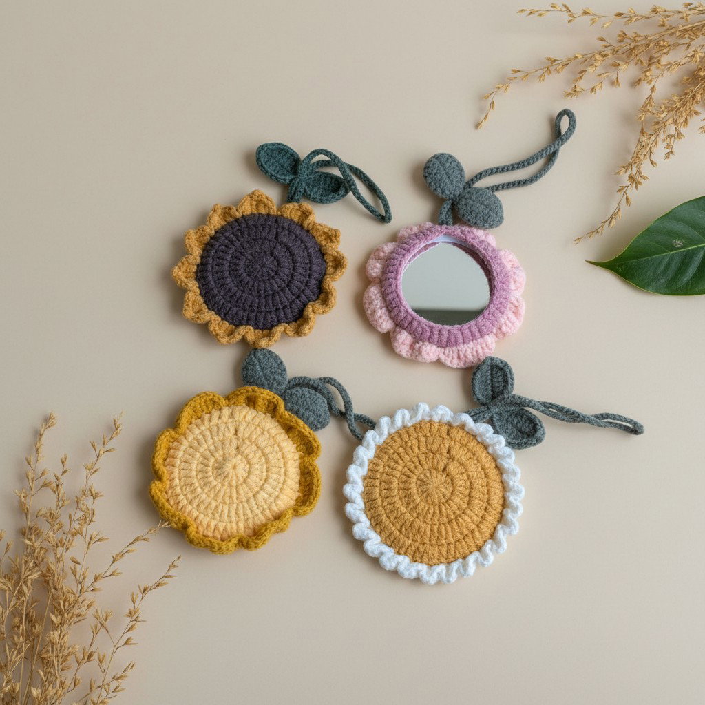 Flowers Mirror Charm 🌻