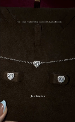 JUST FRIENDS - Italian silver 925 set