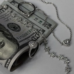 MONEY TALKS - Italian silver 925 set