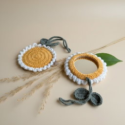 Flowers Mirror Charm 🌻
