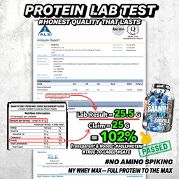 BAAM!!™ My Whey MAX Whey Protein (5lbs / 2.3kg) | 25g High-Quality Whey Protein • Lab-Tested • Low Sugar • Muscle Recovery • Limited Edition Delicious Flavors