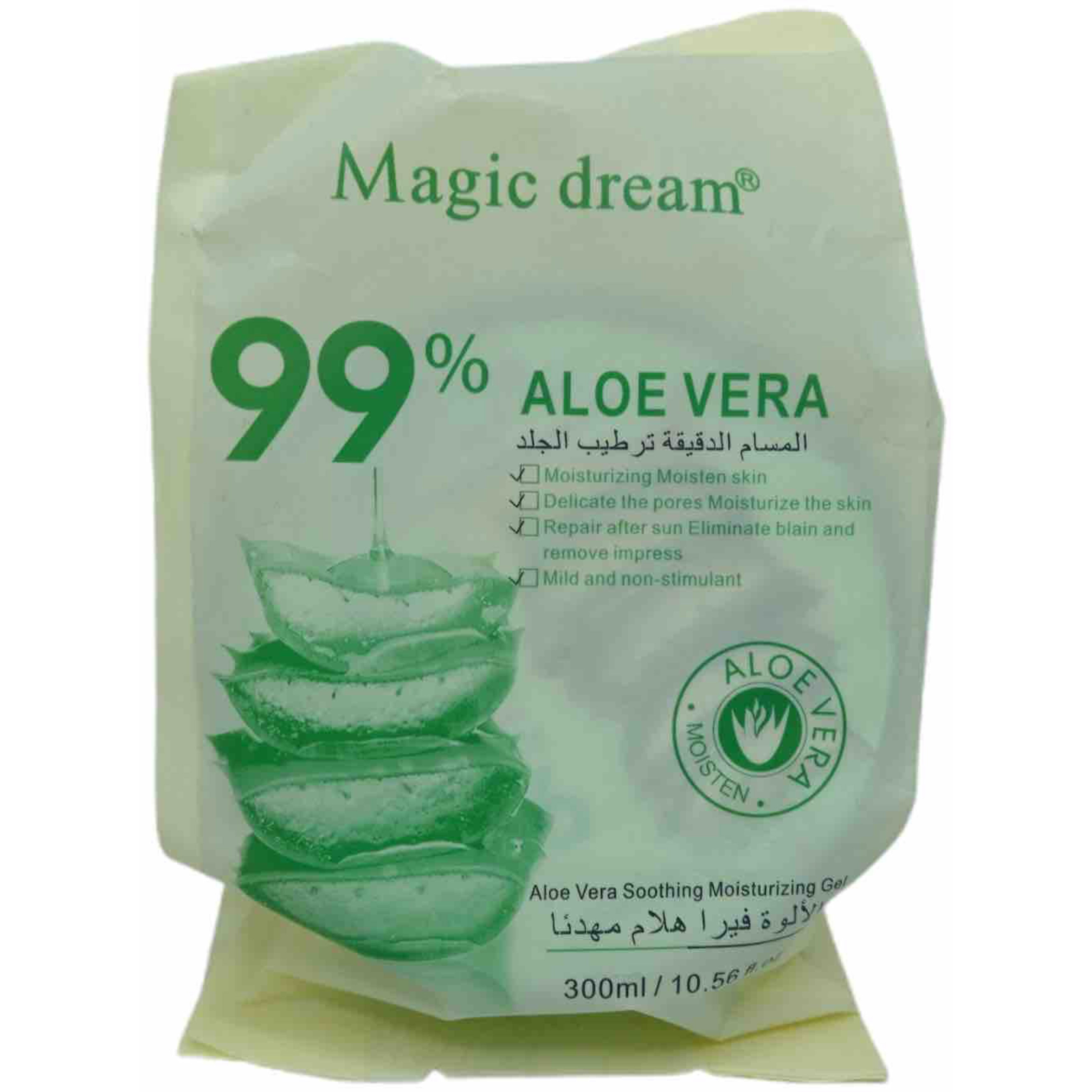 Magic dream جل الألوفيرا المرطب والمهدئ 99% ,300 مل