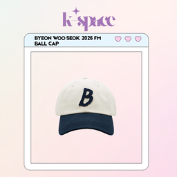 BYEON WOO SEOK 2026 FAN MEETING -  BALL CAP
