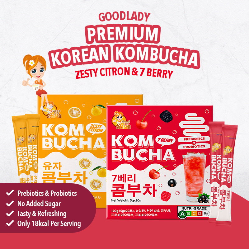 Good Lady Korean Kombucha (Zesty Citron / 7 Berry) - 5g x 20s_0