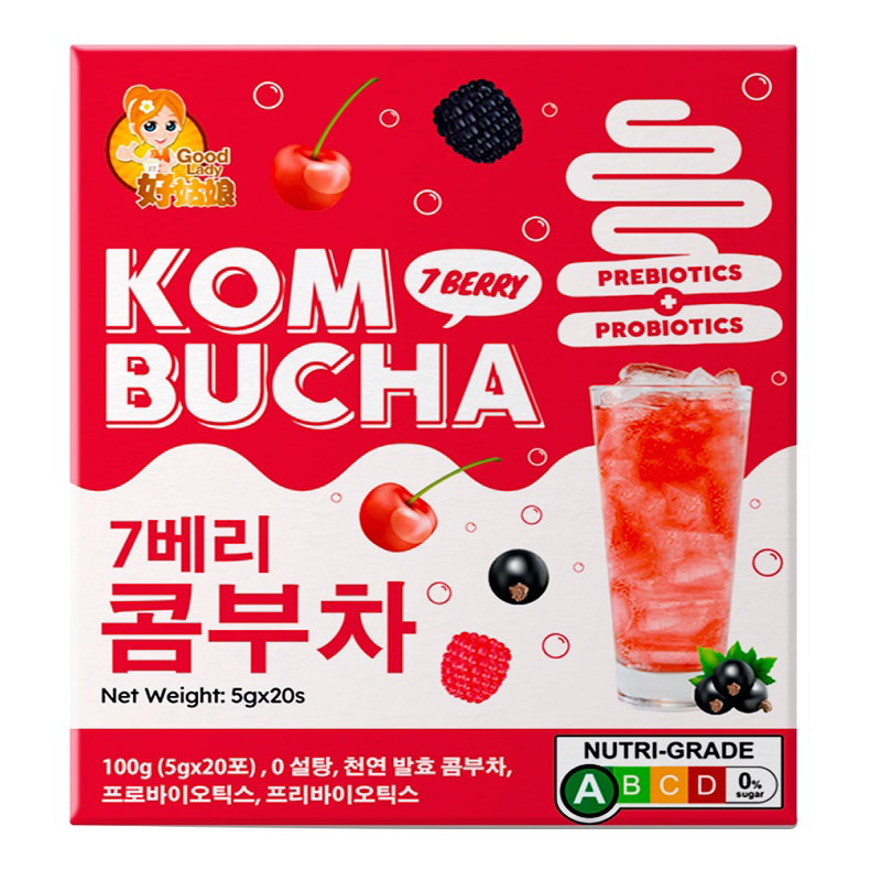 Good Lady Korean Kombucha (Zesty Citron / 7 Berry) - 5g x 20s_4