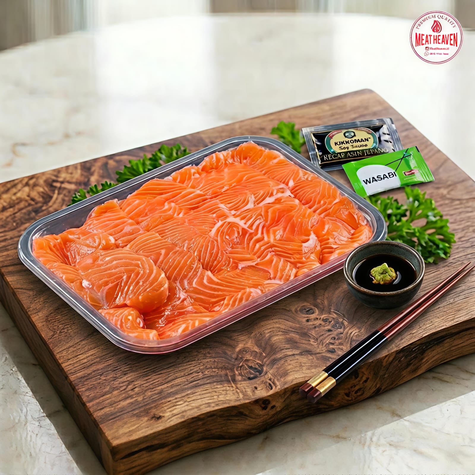 Fresh Salmon Sashimi Slice 200gram_0