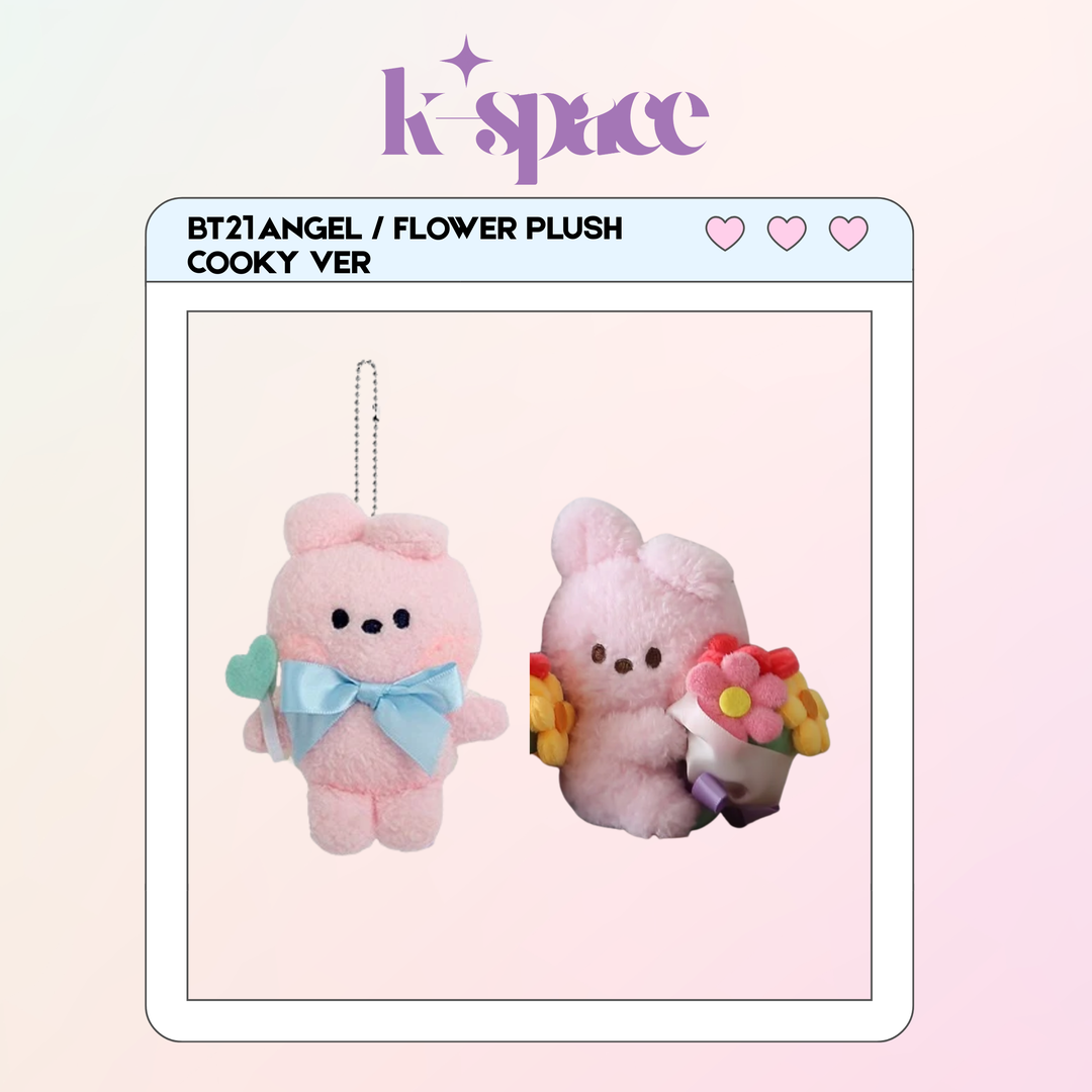 BT21 ANGEL / FLOWER PLUSH COOKY VER