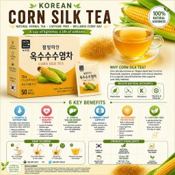 Korean Corn Silk / Buckwheat Tea - 1.5g x 40s/50s