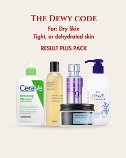 THE DEWY CODE (Normal to Dry Skin Tight, dry, dehydrated skin) 