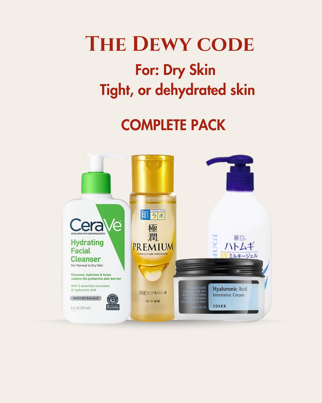 THE DEWY CODE (Normal to Dry Skin Tight, dry, dehydrated skin) _4