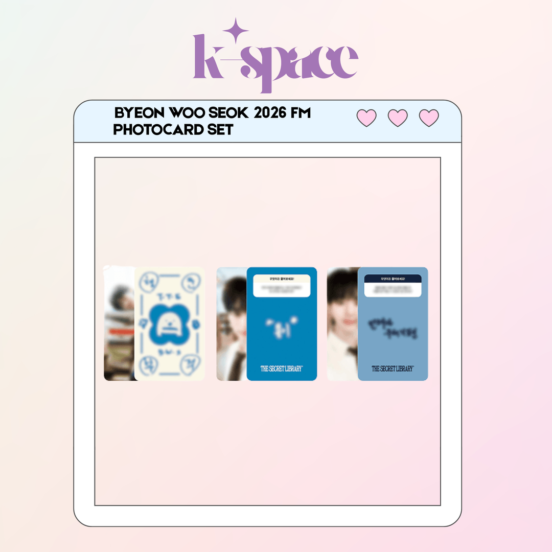 BYEON WOO SEOK 2026 FAN MEETING - PHOTOCARD SET