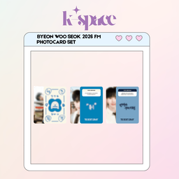 BYEON WOO SEOK 2026 FAN MEETING - PHOTOCARD SET