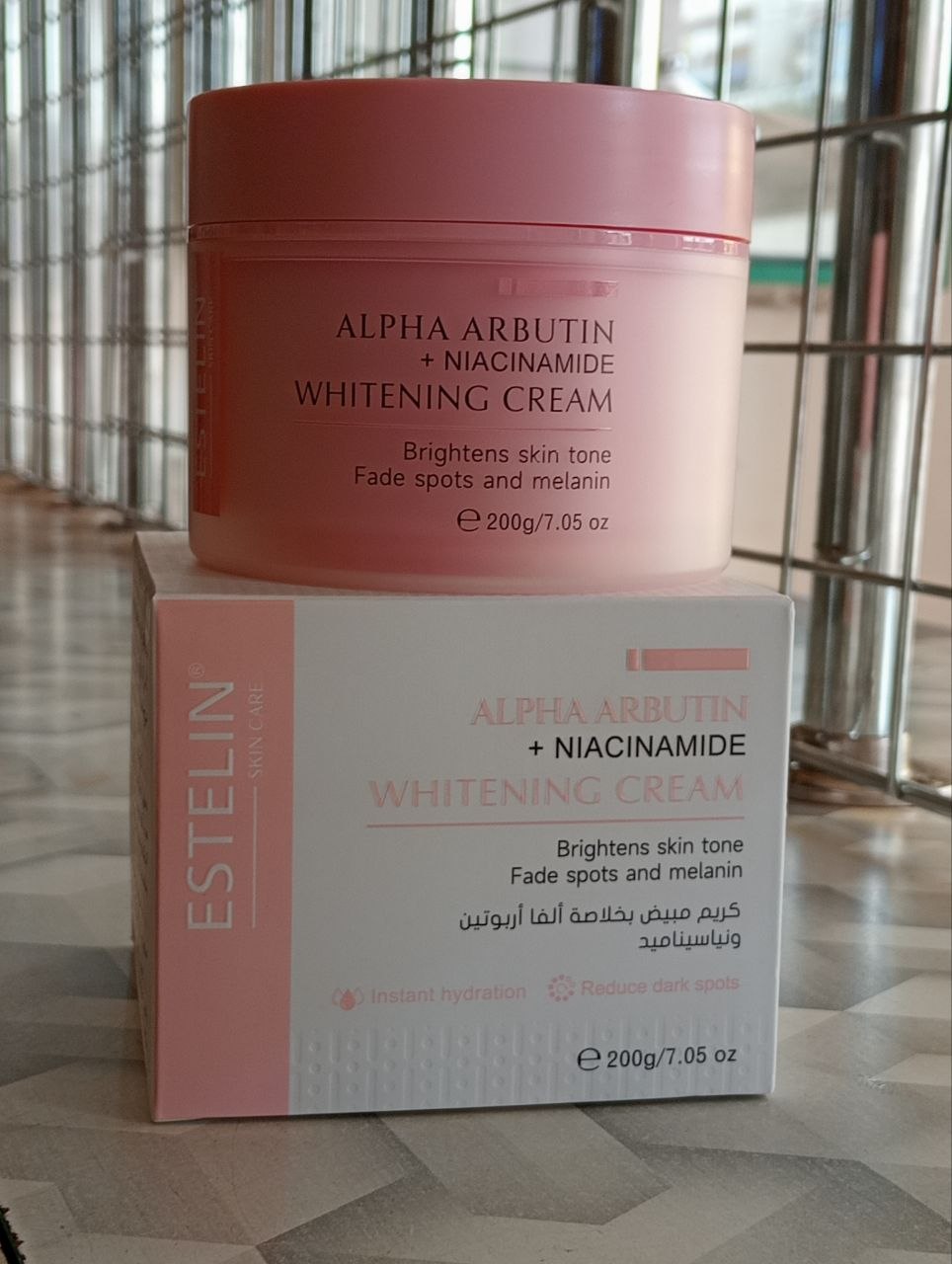 Estelin Alpha Arbutin+ Niacinamide Whitening Cream 200g_0