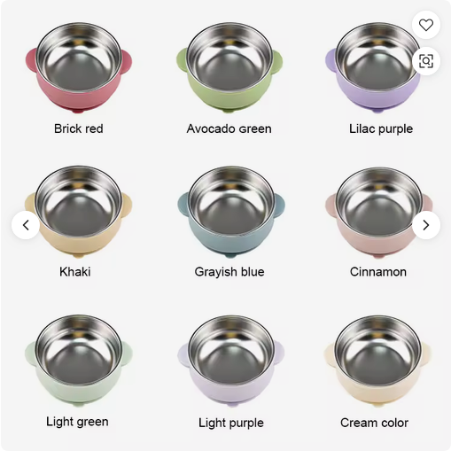 SS 304 Soup Bowl with Suction & Handle _0
