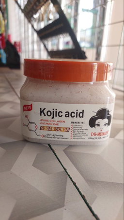 Dr. Meinaier Kojic Acid Sugar Scrub with Pure Collagen, Vitamin C & E 650g