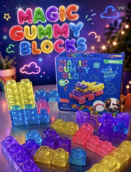 Magic Gummy Blocks Toy
