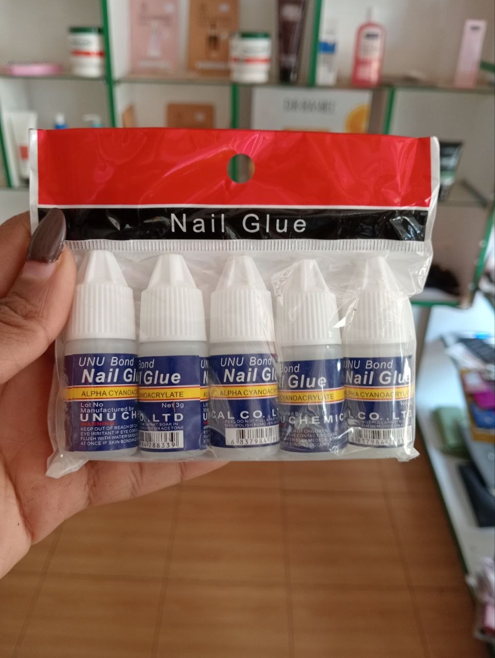 Unu Bond Nail Glue 3g Alpha Cyanoacrylate