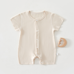Basic Short Sleeve Romper (6-12M)