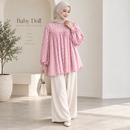 Babydoll Minidots Top