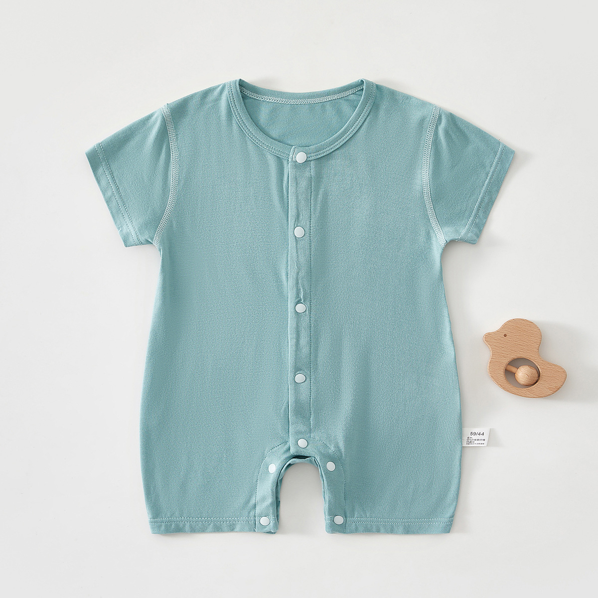 Basic Short Sleeve Romper (6-12M)_4