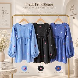 Babydoll Jeans Top