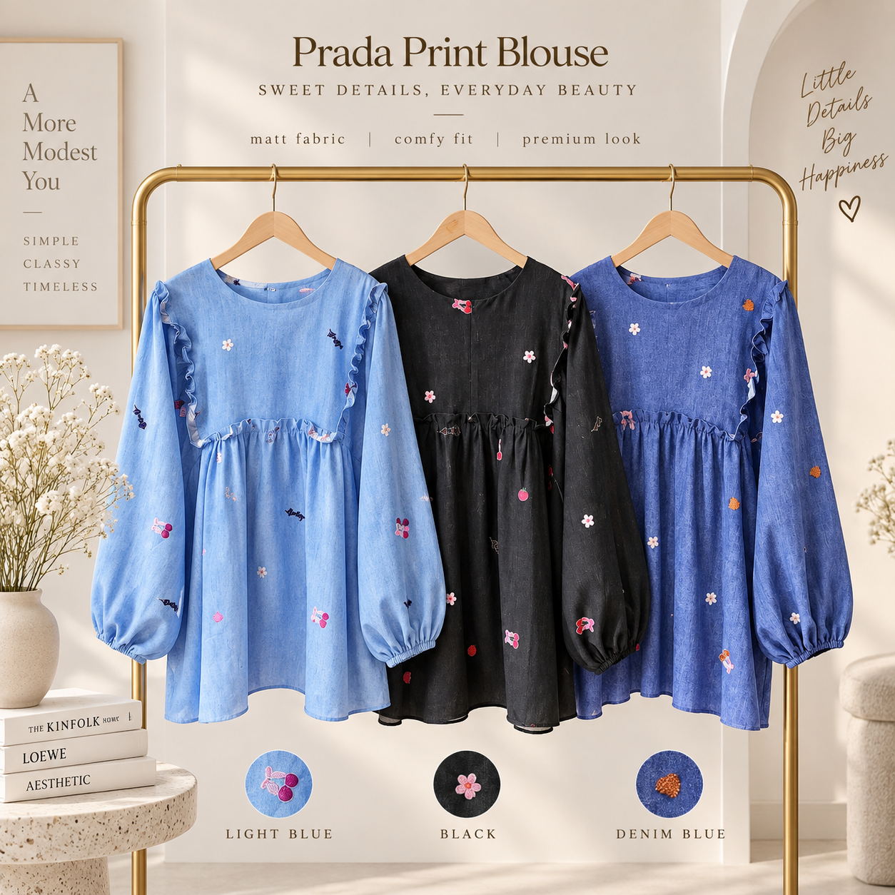 Babydoll Jeans Top_5