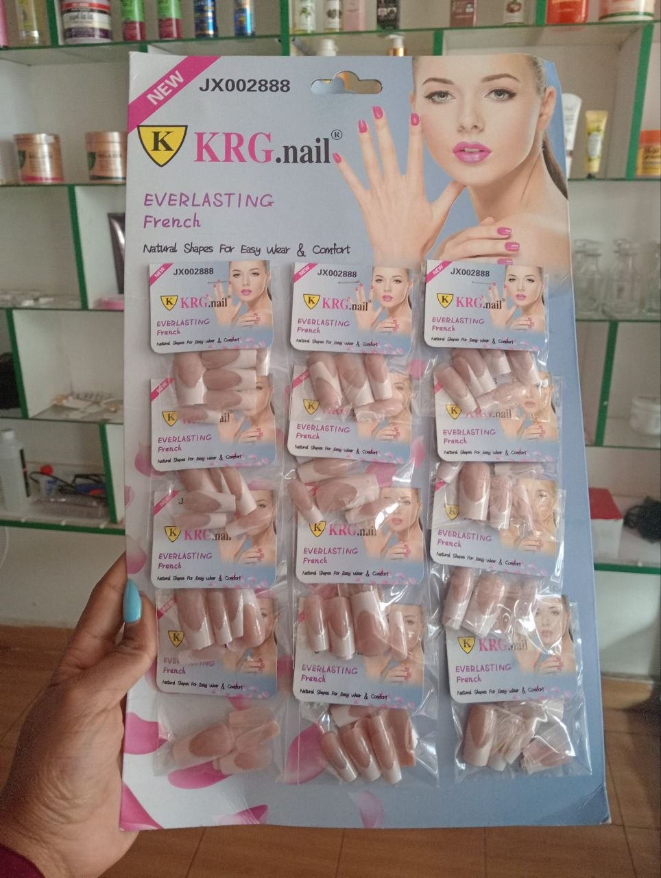 KRG Nail Everlasting French Stickons JX002888_0