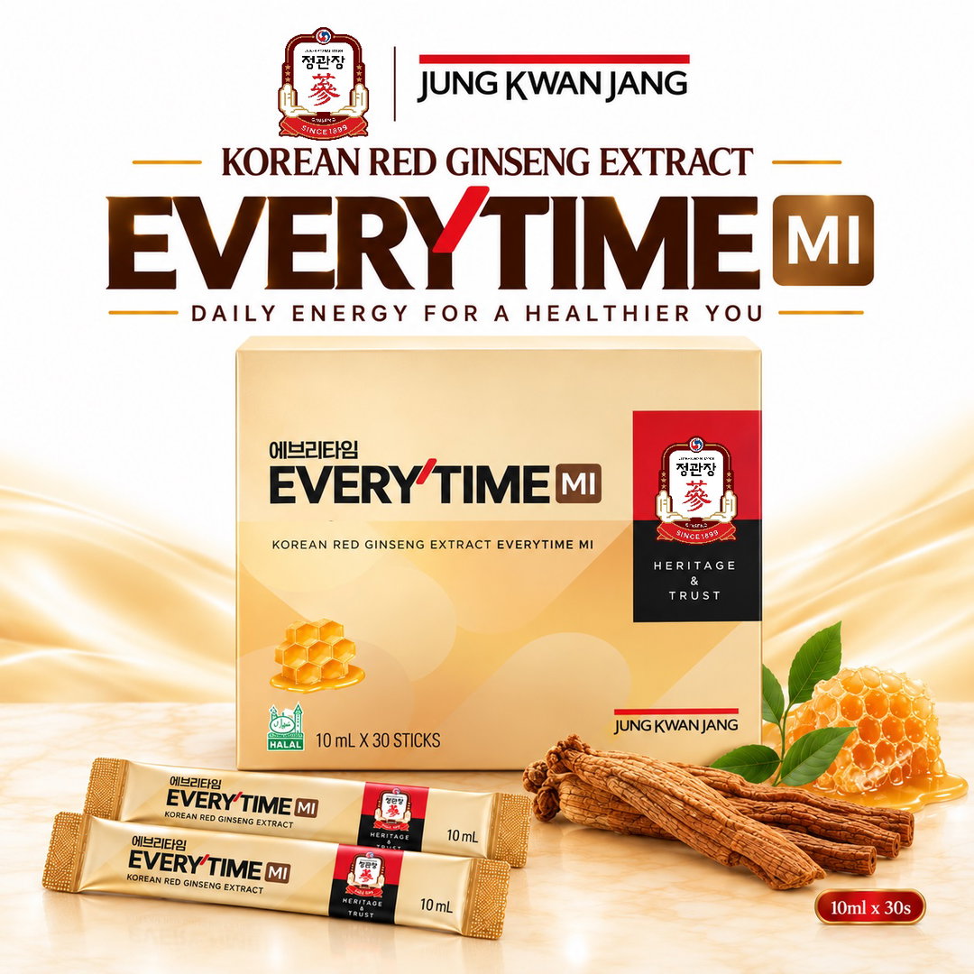 Jung Kwan Jang Korean Red Ginseng Extract With Honey 10ml x 30 stick