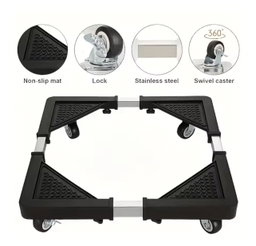 Adjustable Appliance Moving Base with Universal Wheels