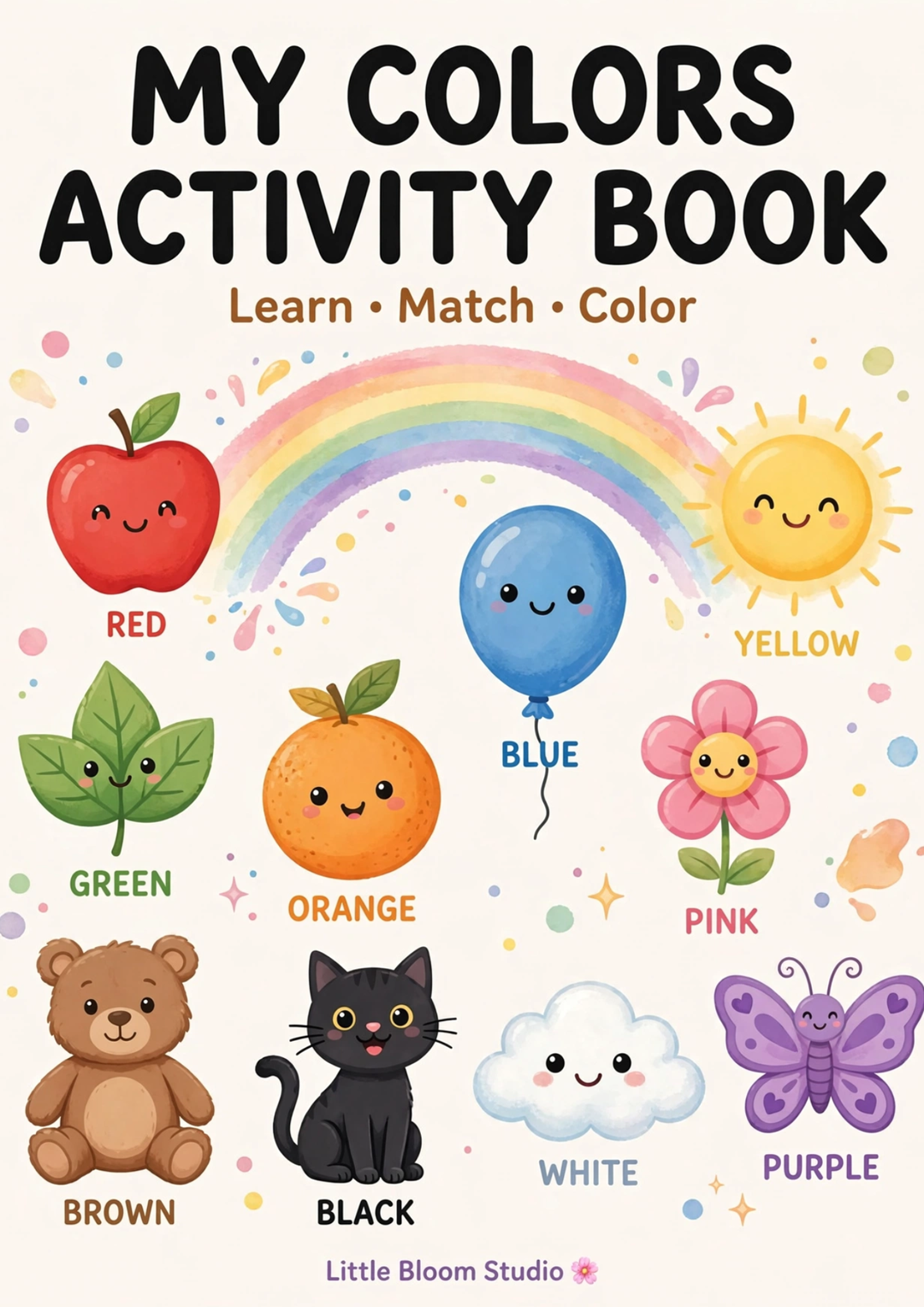 Children's colors activity books