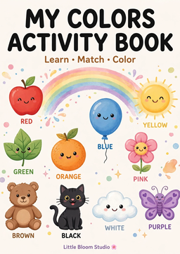 Children's colors activity books