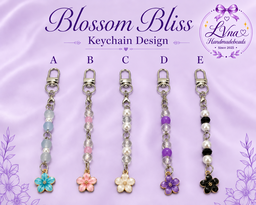 Floweré Charms Keychain Design