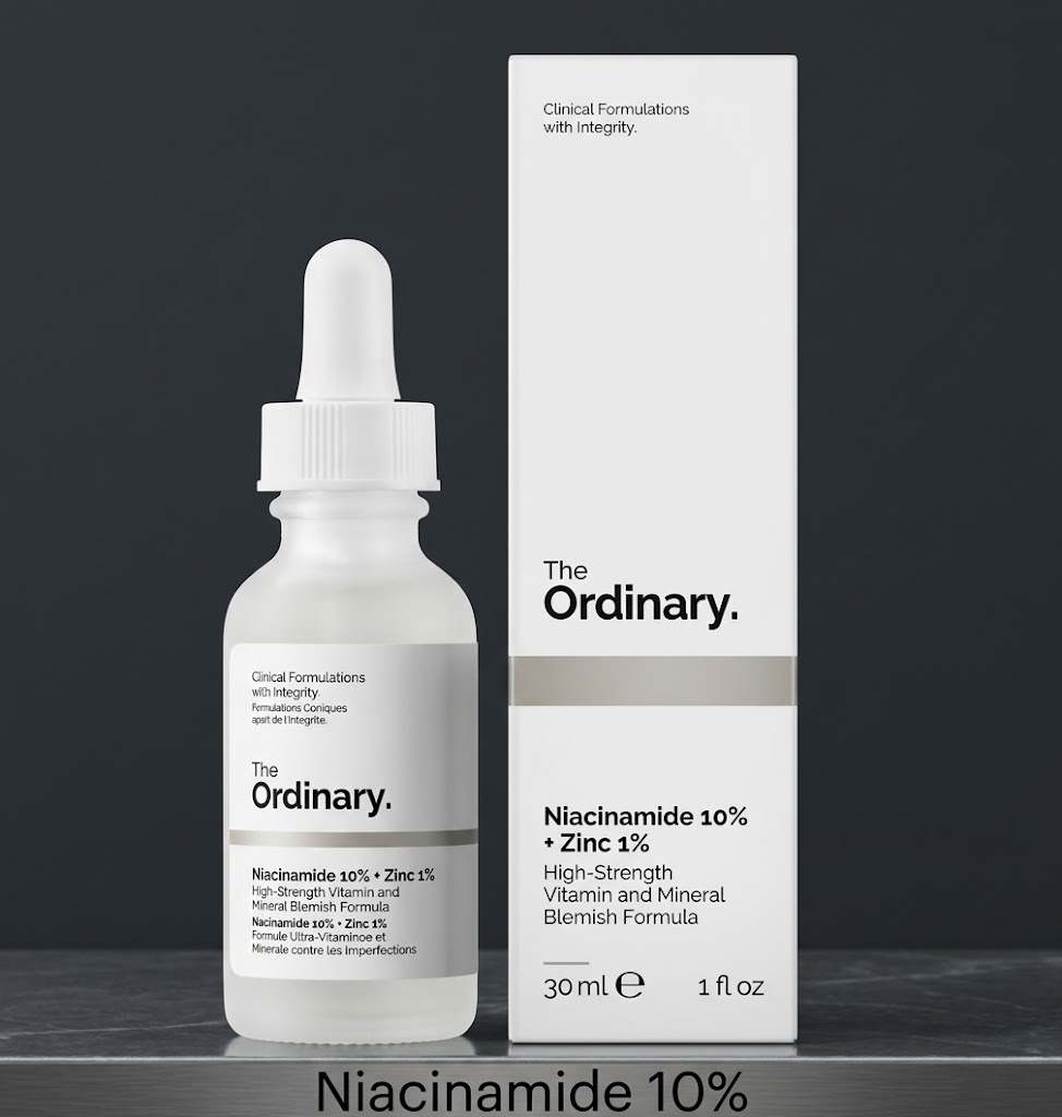 The Ordinary Niacinamide 10% + Zinc 1% (30ml) – Brightening & Blemish Care Serum