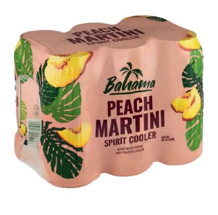 Bahama peach Martini 6x440ml