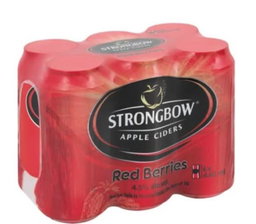 Strongbow red berries can 6x440ml
