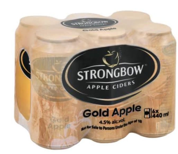 Strongbow gold can 6x440