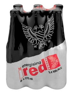 Red square energising nrb6x275ml