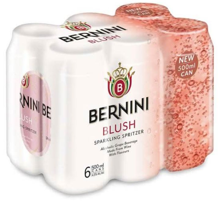 Bernini blush can 6x 500ml_0