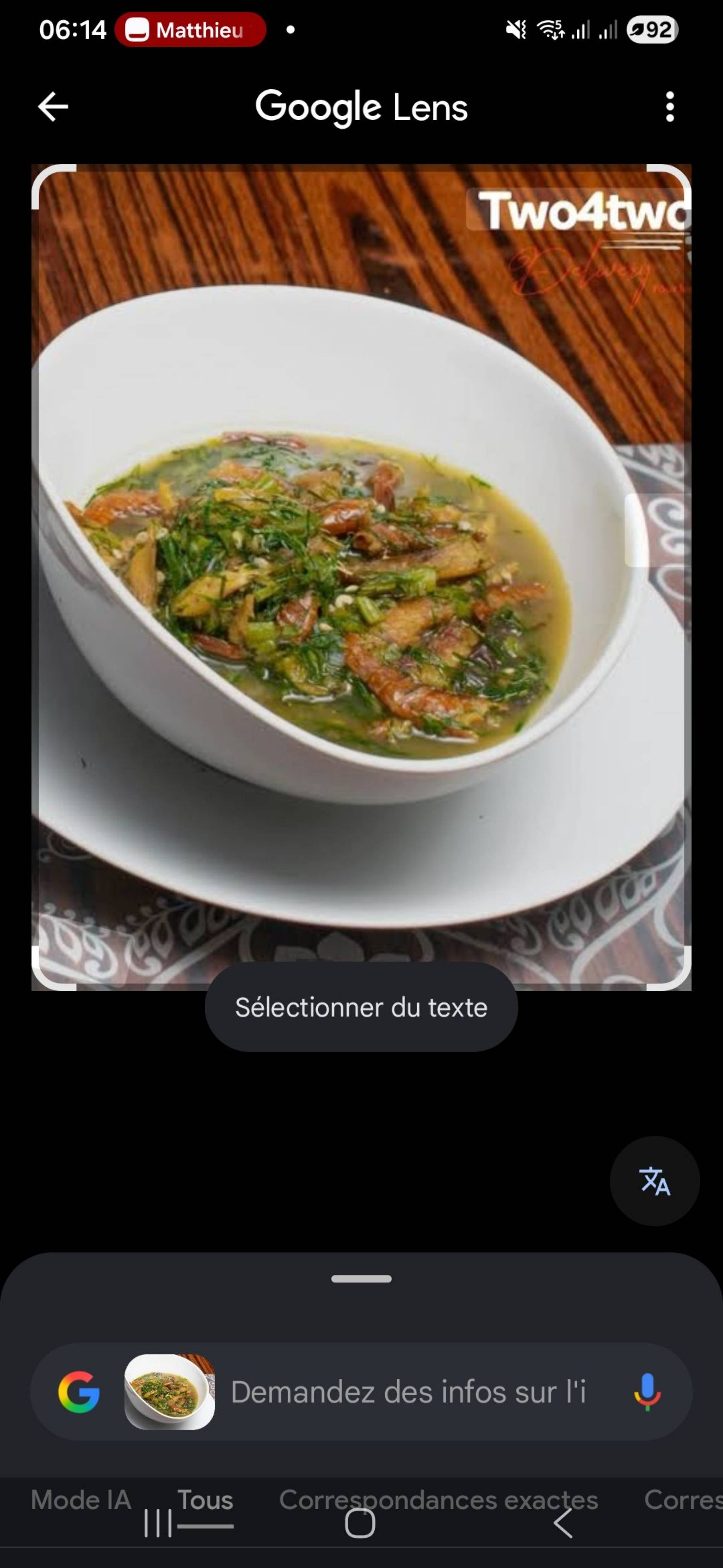 Bouillon de poisson fumé + manioc / foufou_0